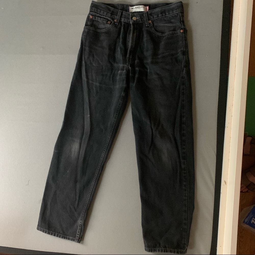 Levi’s 550s in washed black